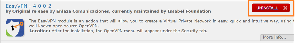 openvpn on issabel pbx 6